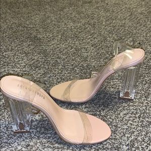 Clear heels